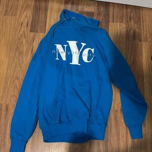 NYC hoodie purchased in NYC souvenir